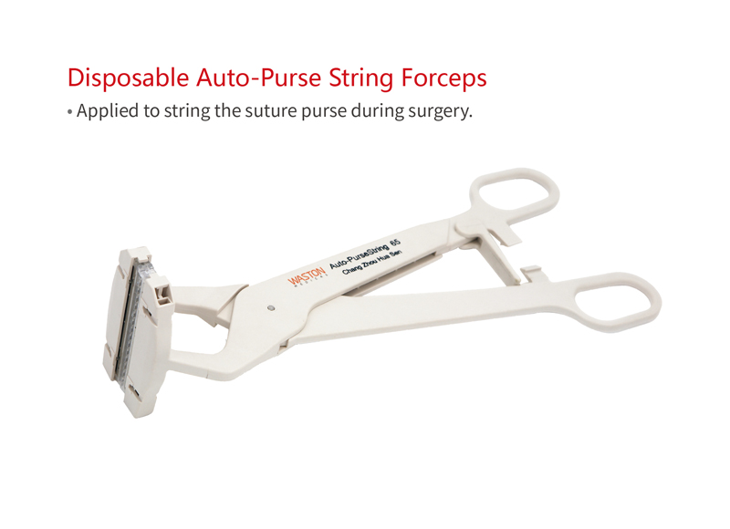 Disposable Auto-Purse String Forceps