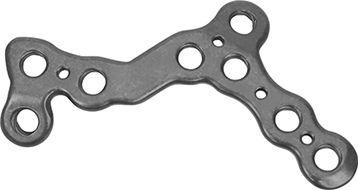 Z-type Anterior Process and Posterior Tuberosity Calcaneal Locking Plate（Left